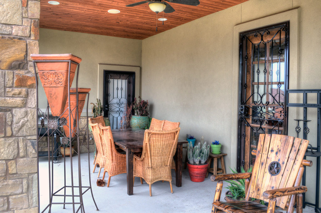 Wrought iron security doors